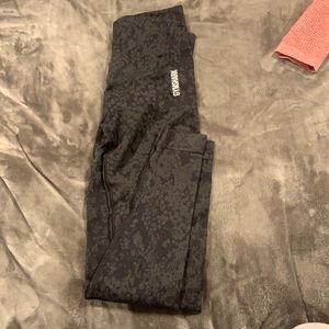 Black Gymshark animal print leggings